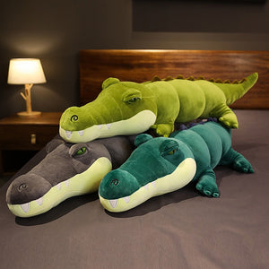 Cartoon Alligator Crocodile Large Size Soft Plush Long Pillow Doll Toy
