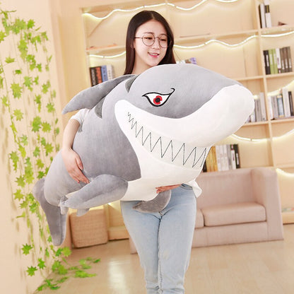Giant Angry Sharks Large Stuffed Doll Pillows Cushion Toys