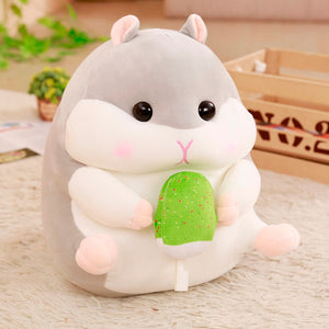Cute Little Rodentia Hamster Soft Stuffed Plush Pillow Cushion Doll Gift