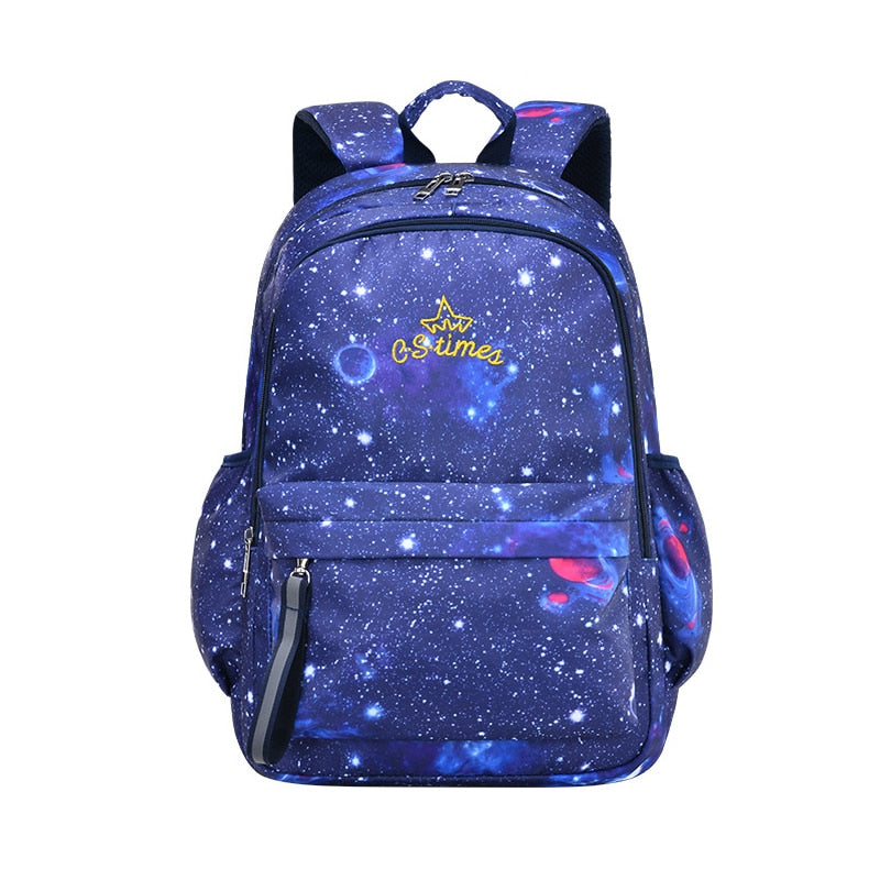 Fresh Waterproof Student Backpack Girls Junior Gradient Starry Sky Dolphin  High School Backpacks, Fashion Backpacks