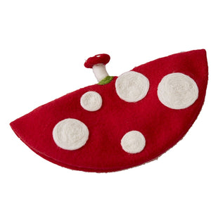 Cute Red Dot Mushroom Felt Wool Hat Beret