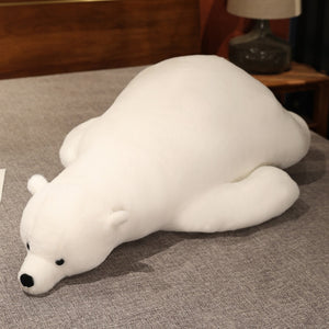 Cute Giant White Polar Bear 110cm Soft Plushie Pillow Doll Toy