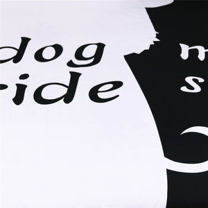 Dog Side and My Side Duvet Cover Bedding Set