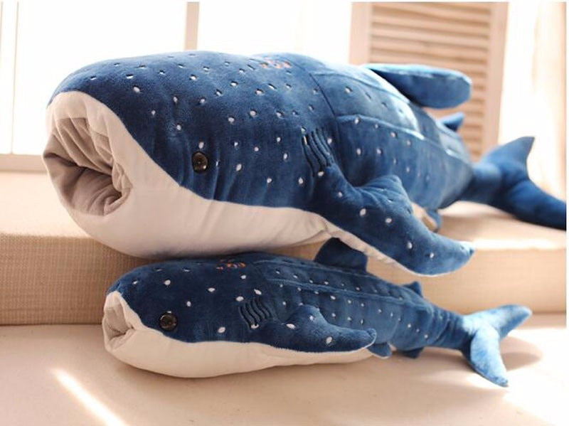 Big Whale Fish Stuffed Plush Animals Doll
