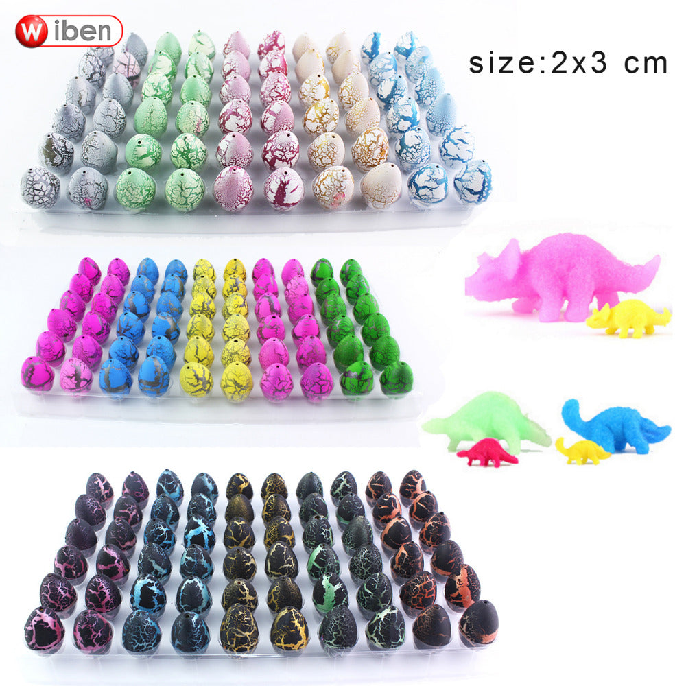 60 Pcs Magic Hatching Growing Dinosaur Eggs Educational Toys