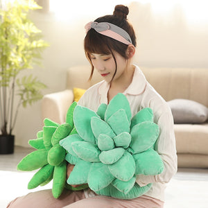 Lifelike Succulent Plants Potted Soft Plush Stuffed Pillow Doll