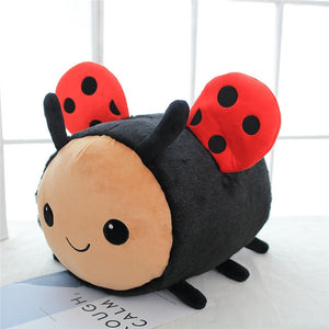 Cute Ladybug Soft Plush Sleeping Pillow Doll Gift