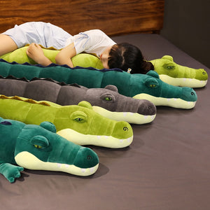 Funny Simulation Crocodile Large Long Plush Stuffed Pillow Cushion Doll