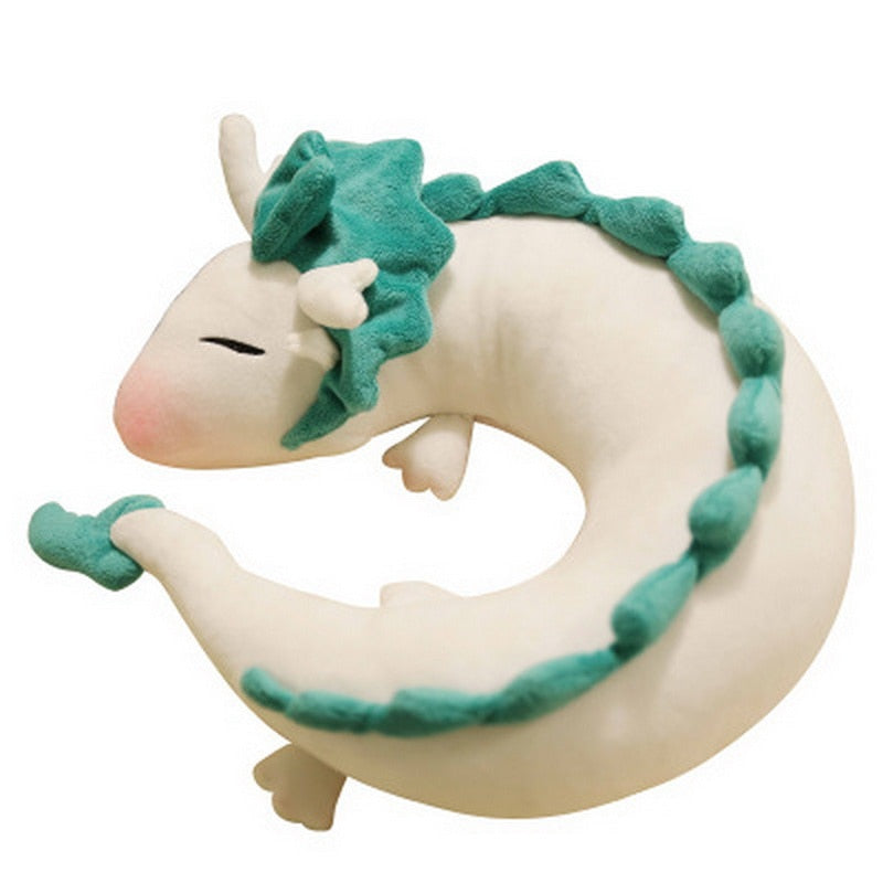 Cartoon Anime Haku Dragon Plush U Shape Pillow Doll