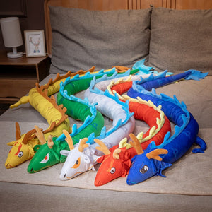 Simulation Dragon Large Size Stuffed Plush Long Pillow Doll