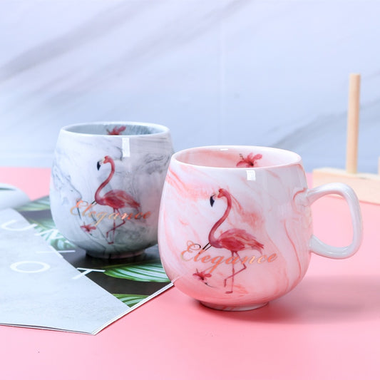 Cute Marble Ceramic  Coffee Mugs Cup
