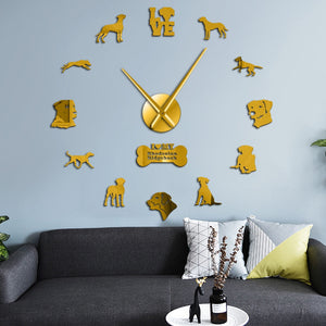 Rhodesian Ridgeback Dog Large DIY Wall Clock