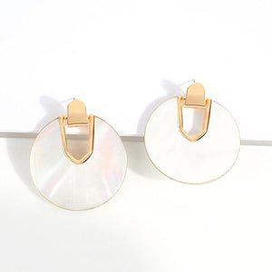 Colorful Resin Acrylic U Shape Drop Dangle Earrings