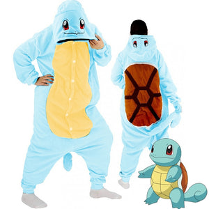 Anime Squirtle Pokemon Full Body Cosplay Costume Pajamas Blanket Sleeper