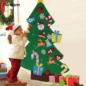 D.I.Y Felt Artificial Christmas Tree New Year Gifts Wall Hanging