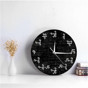 Mystery of Number Nine Math Wall Clock