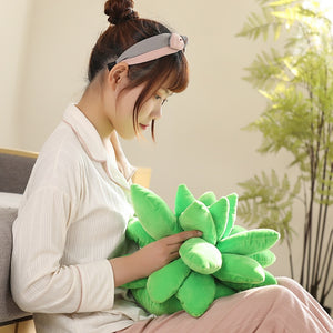 Lifelike Succulent Plants Potted Soft Plush Stuffed Pillow Doll
