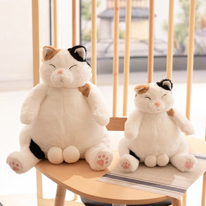 Cute Fatty Japanese Cat Stuffed Plush Pillow Doll Toy