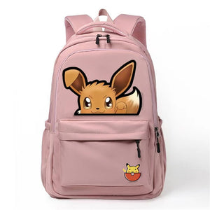 Anime Pocket Monsters Pokemon Casual Light Weight School Bag Backpack