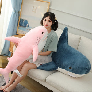 Cute Cartoon Giant Shark Soft Stuffed Plush Doll Toy