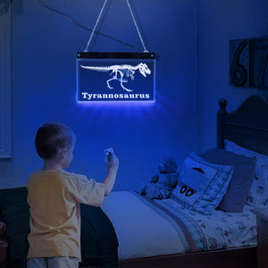 Tyrannosaurus Rex Fossil LED Neon Sign Night Lights