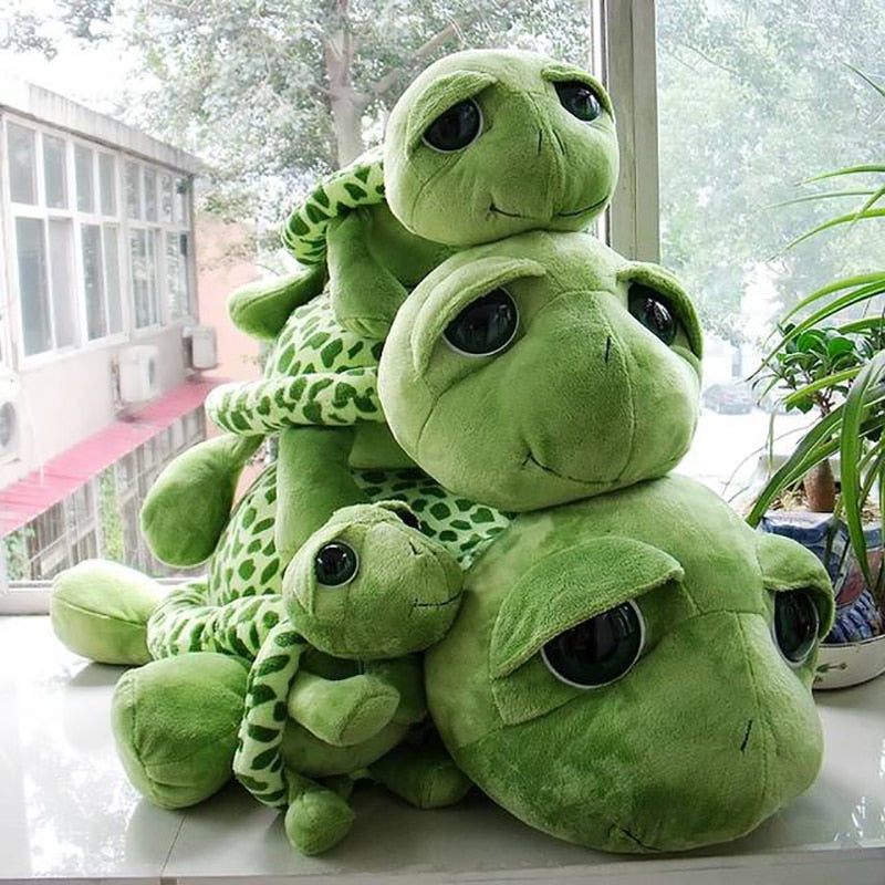 Cute Giant Green Sea Turtle Tortoise Stuffed Plush Doll Toys