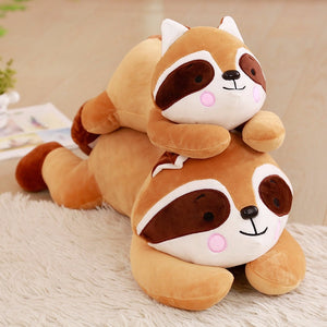 Cute Cartoon Raccoon Stuffed Plushie Doll Gift