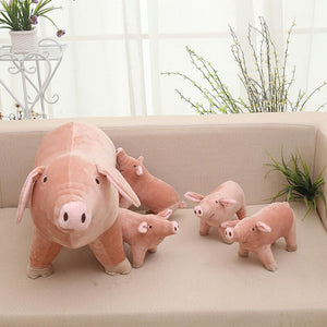 Funny Happy Pig Soft Plush Stuffed Toy Doll