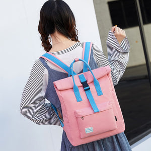 Fashion Unisex Youth Casual Canvas Large Capacity Tablet Backpack