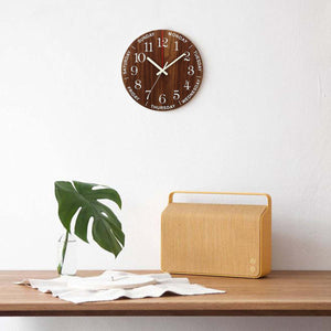 Luminous light in Dark Large Number 12 Inch Silent Wooden Wall Clock