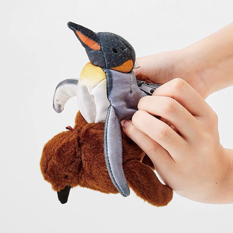 Reversible 3 in 1 Change Process of Penguin Growth Plush Stuffed Doll Toy