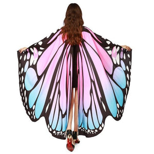 Beautiful Butterfly Nymph Wings Shawl Scarves Costume