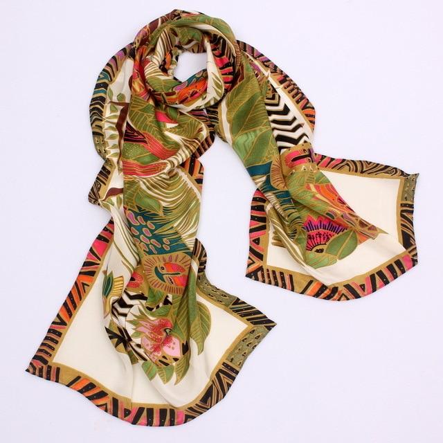 Scarves & Shawls - Luxury Oil Painting Silk Scarves