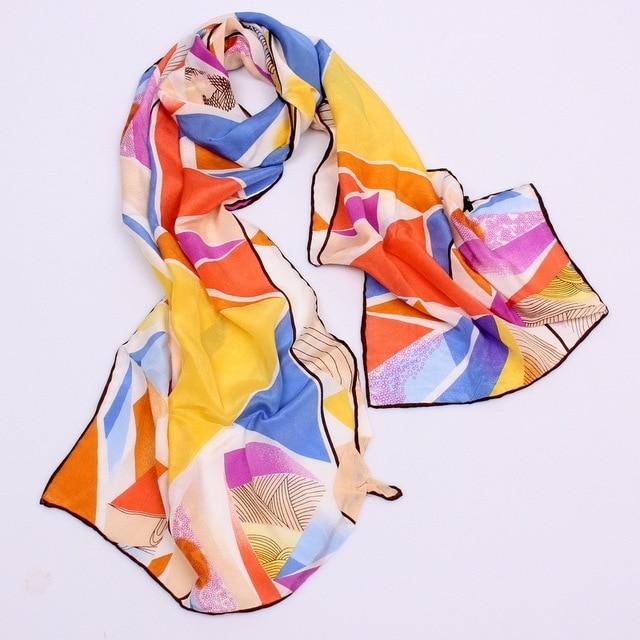 Scarves & Shawls - Luxury Oil Painting Silk Scarves