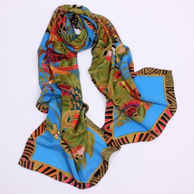 Scarves & Shawls - Luxury Oil Painting Silk Scarves