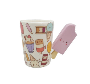 Cute 3D Ice Cream Popsicle Shape Cup Handle Mug Gift