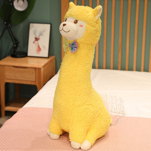 Cute Cartoon Fluffy Alpaca Large Size Stuffed Plush Pillow Doll