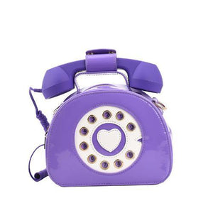 Retro Classic Telephone Shape Purses Handbags Shoulder Bag