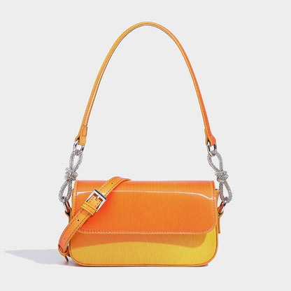 Colorful Laser Rainbow Mini Clutch Shoulder Bag Handbag
