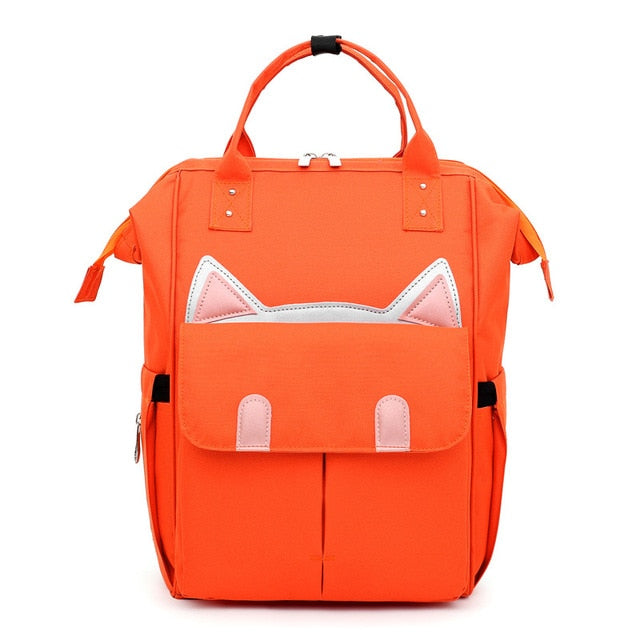 Cute Cat Ears Large Capacity Anti Theft Oxford Backpack