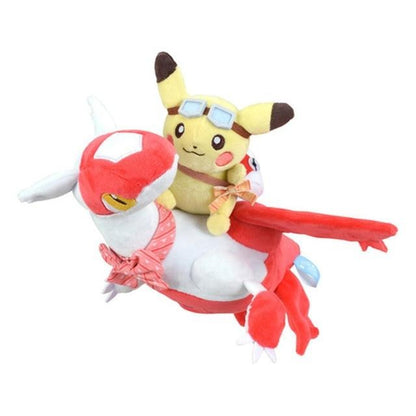 Cute Pokemon Pikachu Ride Latios Latias Lapras Plush Stuffed Doll