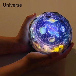 Colorful Magic Starry Sky Planet LED Night Light Projector Lamp