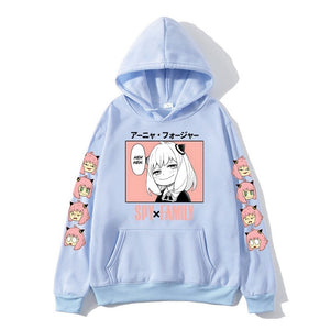 Anime Anya Forger Spy X Family Long Sleeve Hoodies Sweatshirts