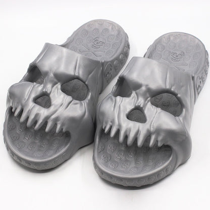 Hollow Skull Design Outdoor Slipper Non-slip Sandal Shoes