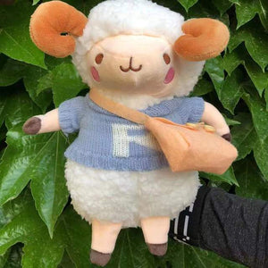 Cute Cartoon Sheep Plush Children Shoulder Crossbody Bag