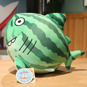 Funny Shark with Animals Fruits Plush Stuffed Pillow Toy Doll