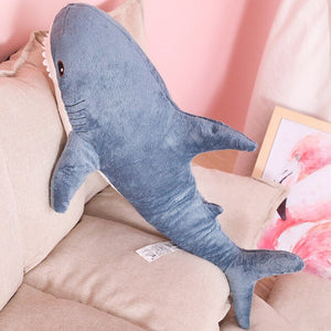 Cartoon Gray Baby Shark Plush Doll Pillow Cushion
