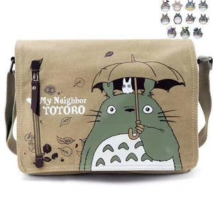 Anime Neighbor Totoro Canvas Messenger Crossbody Bag