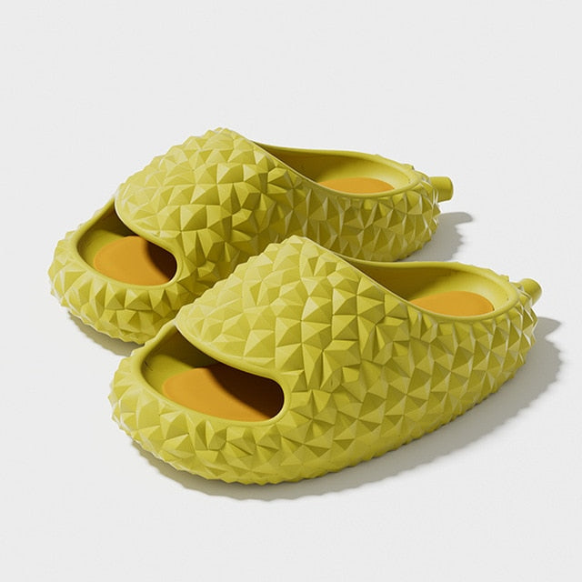 Cute Durian Sandals Soft Flip Flops Non-slip Shoes