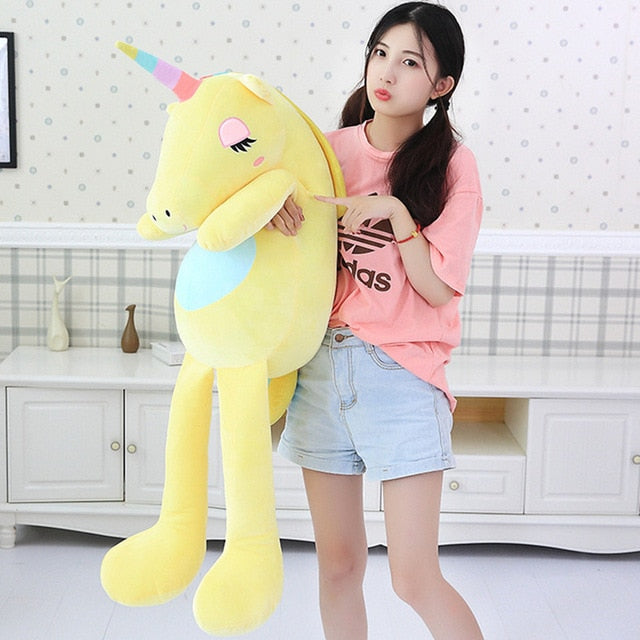 Giant Sleeping Fatty Unicorn Soft Plush Stuffed Doll Gift for Girls